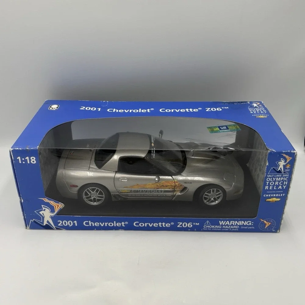 Maisio 2001 Chevrolet Corvette Z06 1:18‎ Olympic Torch Relay Diecast Car Limited